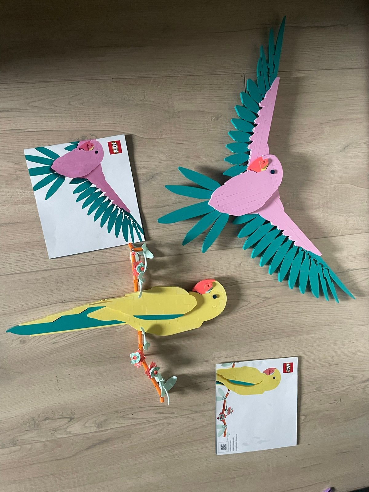 Lego Creator Expert 31144 Exotische Roze Papegaai, Lego, Ophalen of Verzenden, Zo goed als nieuw, Compleet
