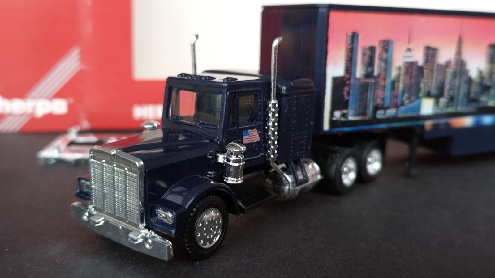 Kenworth Usa Truck 1:87 HO Herpa Pol, Verzenden, M, Zo goed als nieuw, Bus of Vrachtwagen