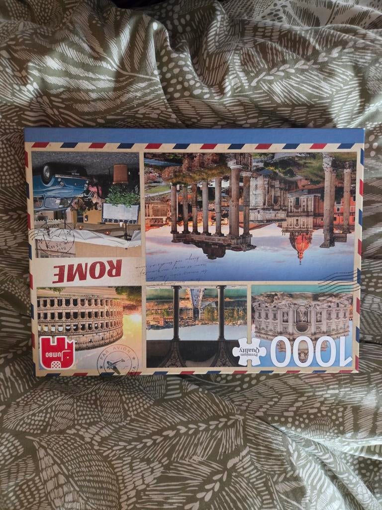 Puzzel van Rome 1000 stukjes, Ophalen of Verzenden, 500 t/m 1500 stukjes, Zo goed als nieuw
