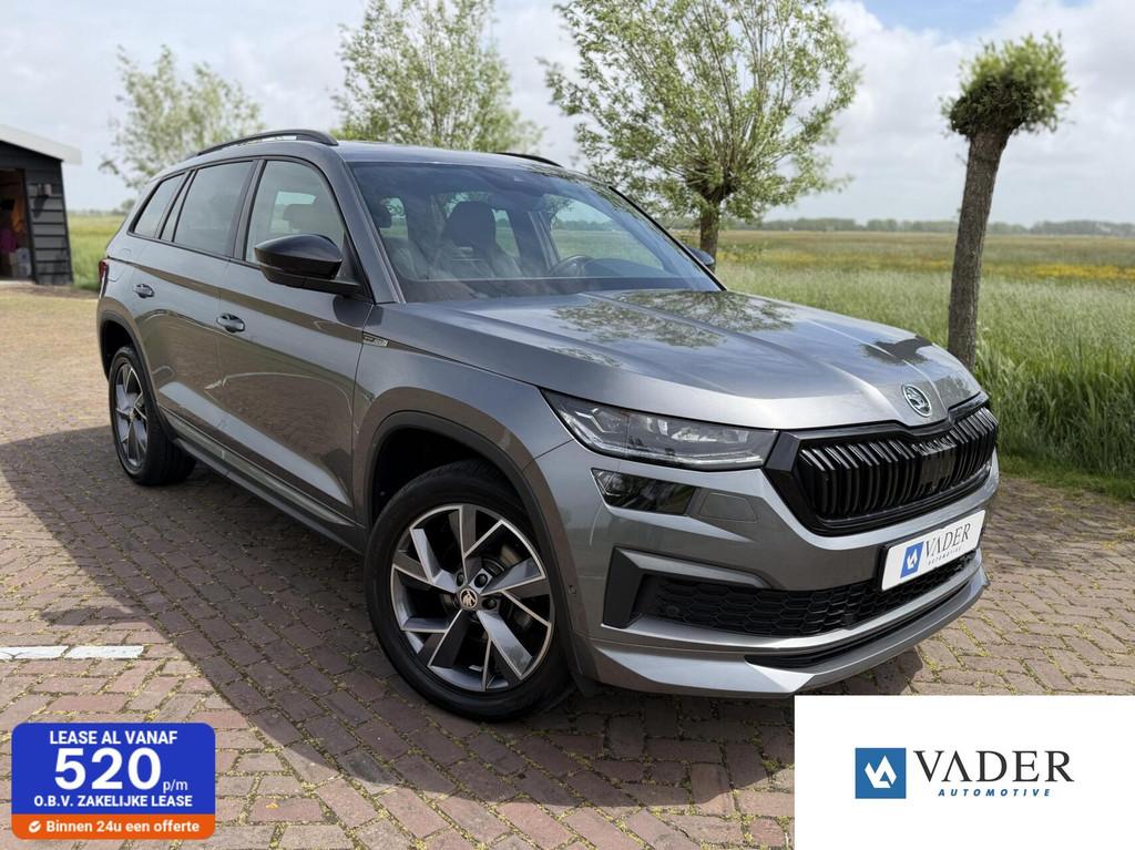 Skoda Kodiaq 1.5 TSI DSG Sportline Panodak Leder 360 ACC, Auto's, 4 cilinders, 150 pk, Bedrijf, Kodiaq