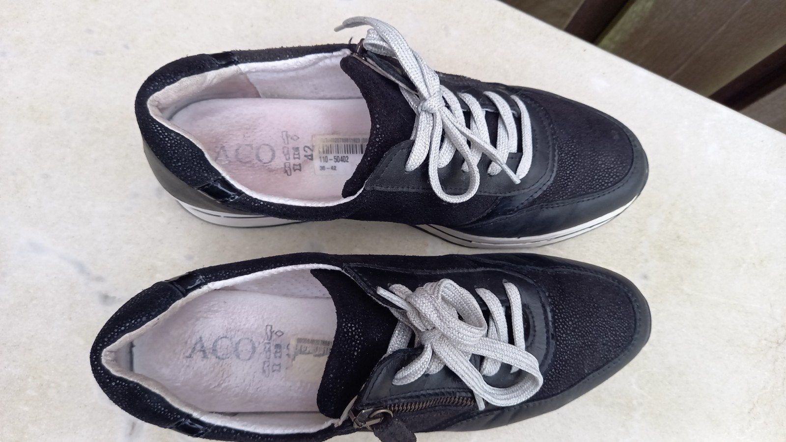 ACO SCHOENEN/SNEAKERS MAAT 42., Kleding | Dames, Zwart, Ophalen of Verzenden, Sneakers of Gympen, Gedragen