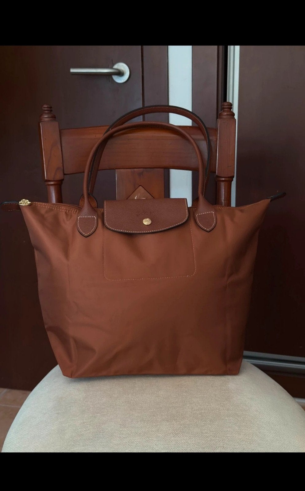 Nieuwe Longchamp tas maat L - Ongebruikt met aankoopbewijs, Ophalen of Verzenden, Nieuw, Bruin, Shopper