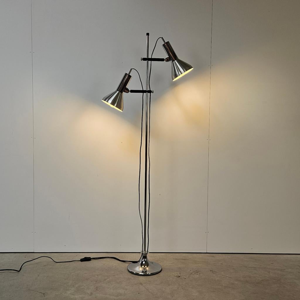 Vintage vloerlamp spots Boulanger, Ophalen, Gebruikt, 100 tot 150 cm, Vintage