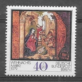 Duitsland - Berlijn 1979  Kerstmis, Verzenden, BRD, Postfris