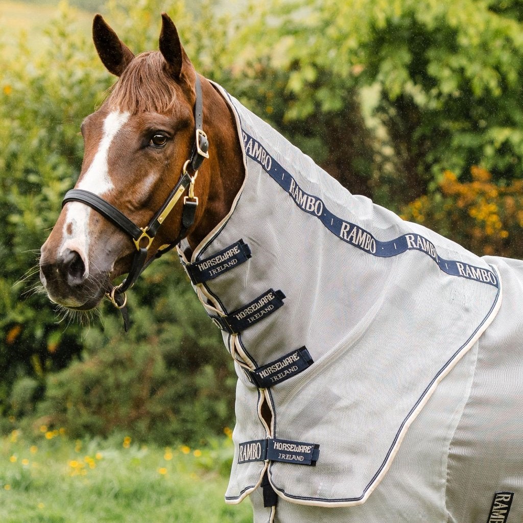 Rambo Protector Hals, maat S, M, L, XL, Dieren en Toebehoren, Paarden en Pony's | Dekens en Dekjes, Vliegendeken, Afneembare hals
