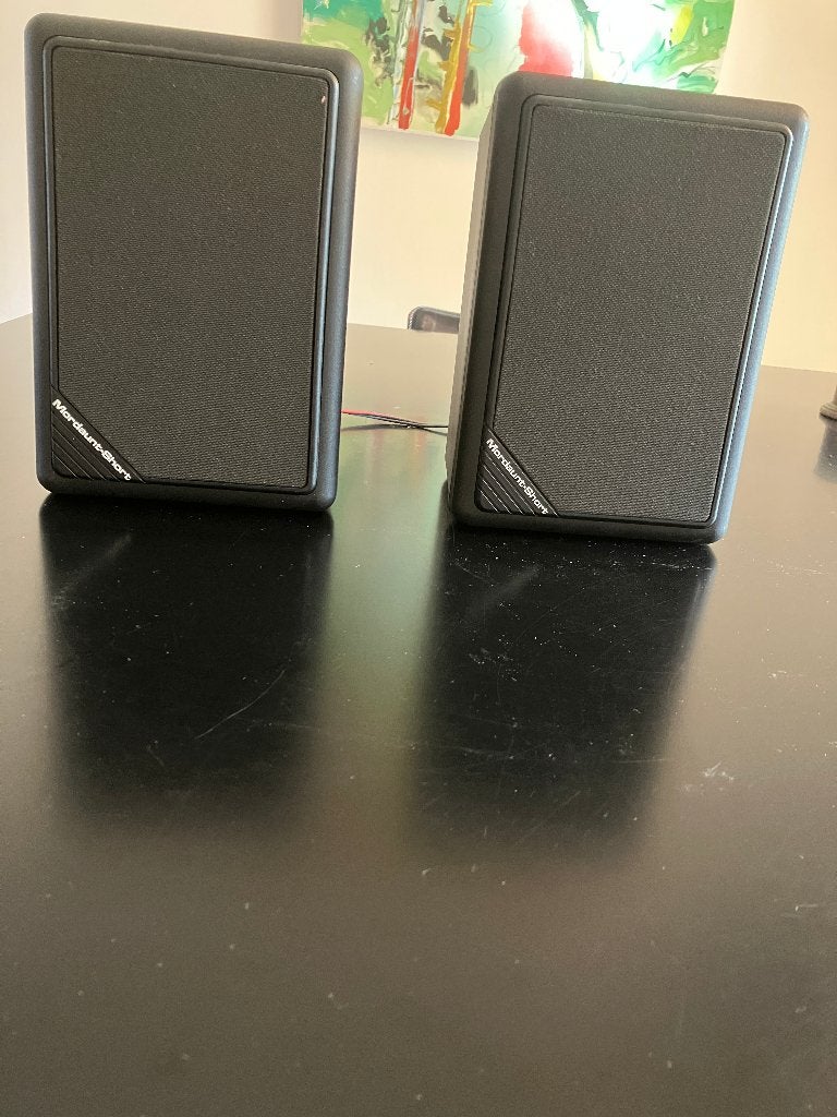 2 luidsprekers Mordaunt Short CS-1, Ophalen, Studiomonitor, Gebruikt, Minder dan 60 watt