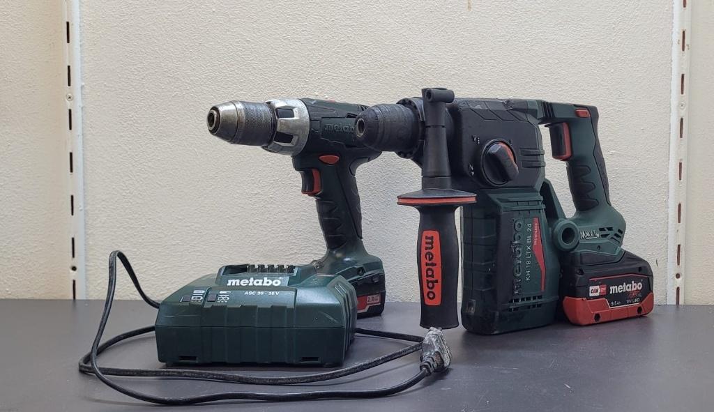 Metabo Combo set, Gebruikt, Ophalen of Verzenden, Boor- en Schroefmachine, Minder dan 400 watt