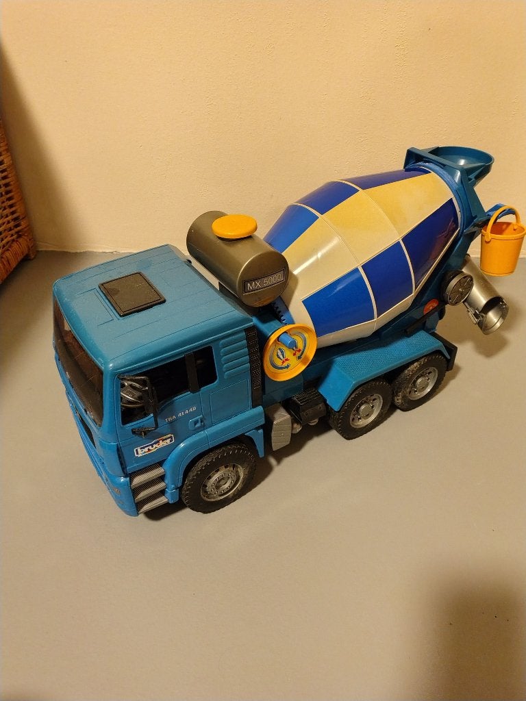 Bruder 02744 - MAN TGA Betonmixer, Kinderen en Baby's, Speelgoed | Speelgoedvoertuigen, Ophalen of Verzenden, Zo goed als nieuw