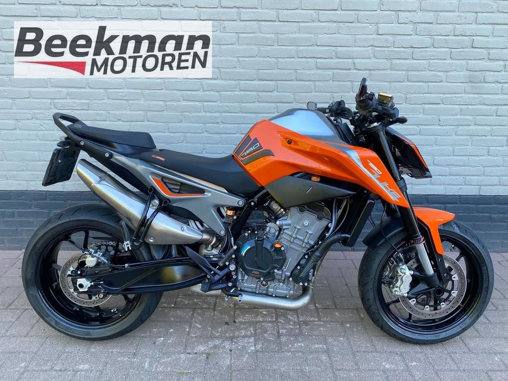 KTM 790 DUKE (bj 2020) 21,289 km MSR / TRACKPACK QUIKSHIFTER, 2 cilinders, KTM, Motorrijbewijs A, Bedrijf