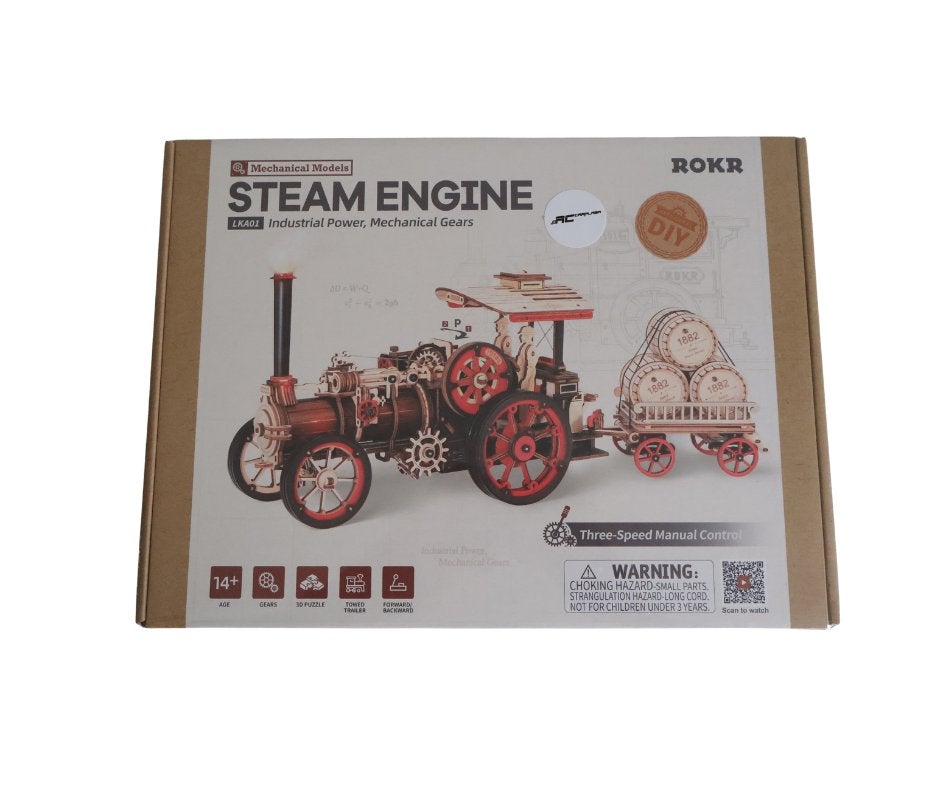 Robotime Steam Engine, Ophalen of Verzenden, Nieuw