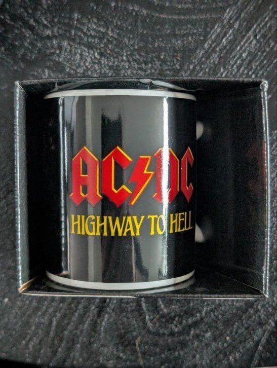 AC/DC Highway to Hell Keramische Mok - Nieuw in Doos, Verzenden, Nieuw