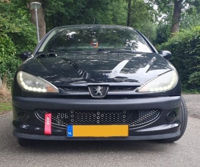 Peugeot 206 Costum motorkap, Ophalen of Verzenden
