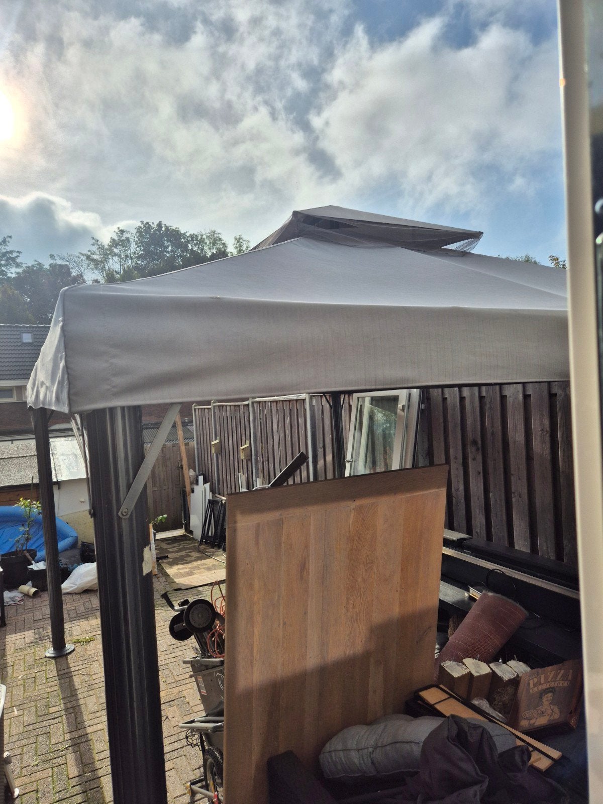 Partytent 3x4 meter met zijwanden,met dak van 1 jaar oud, Ophalen, Partytent, Minder dan 4 meter, Minder dan 5 meter