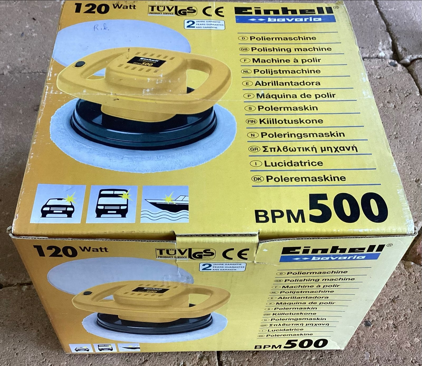 Einhell Bavaria BPM 500 Polijstmachine 120W, Ophalen of Verzenden, Gebruikt