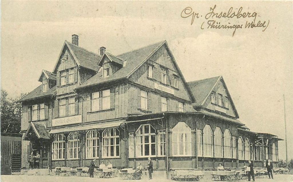 379-083-005 Inselsberg Hotel Gotha, Verzenden, Voor 1920, Duitsland