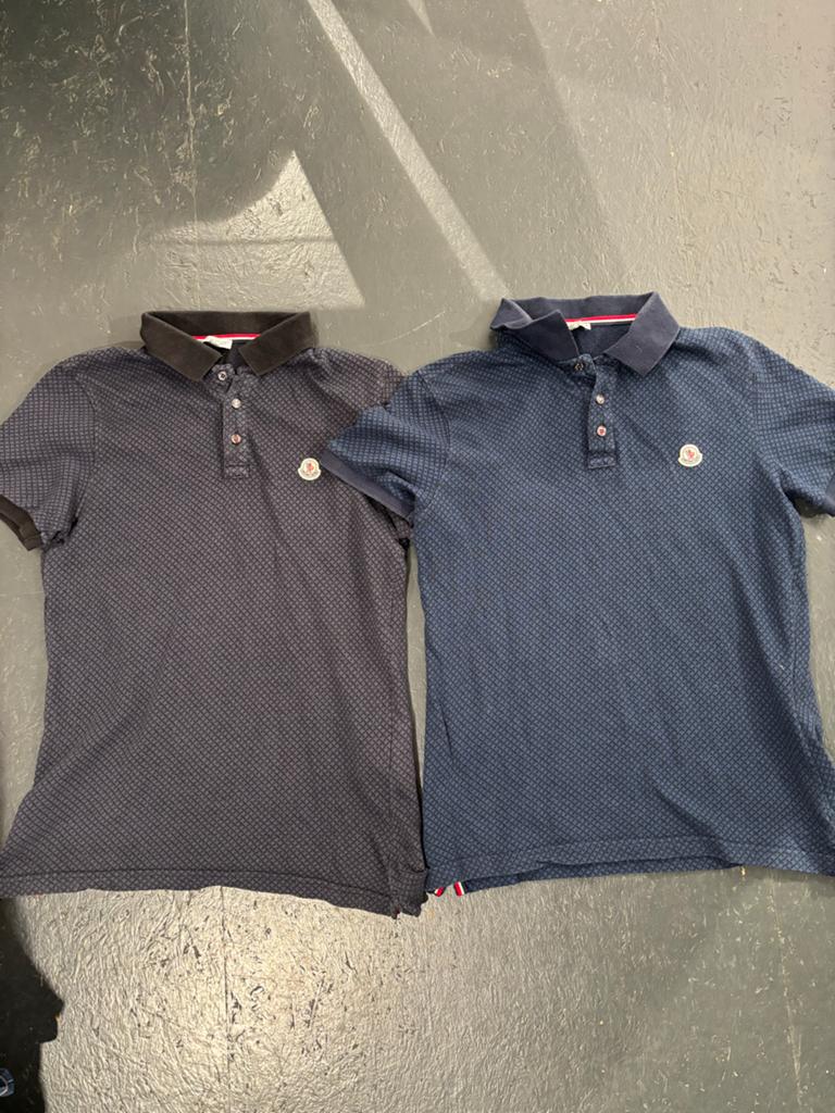 2 moncler polos/shirts, Kleding | Heren, Ophalen of Verzenden, Zo goed als nieuw, Maat 48/50 (M)