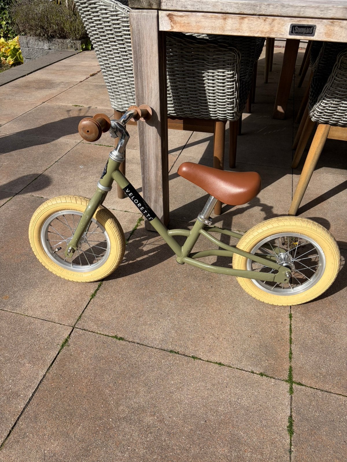 Veloretti loopfietsje groen, Ophalen, Gebruikt, Minder dan 16 inch