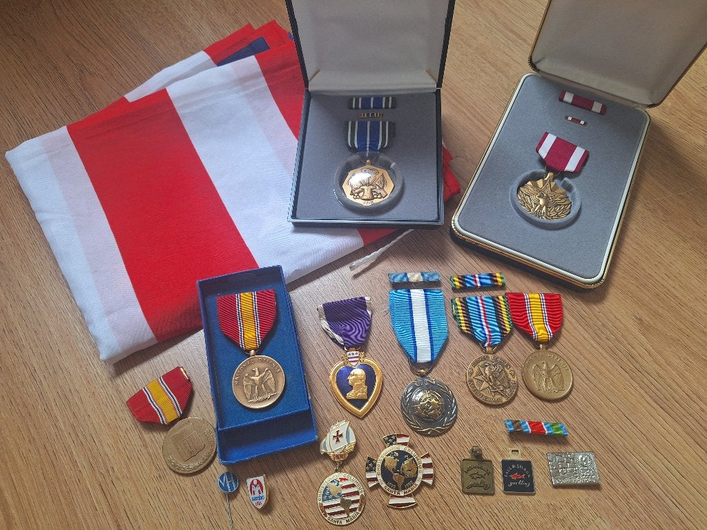 Lot Medailles, Onderscheidingen, USA, Ophalen of Verzenden, Overige materialen, Buitenland