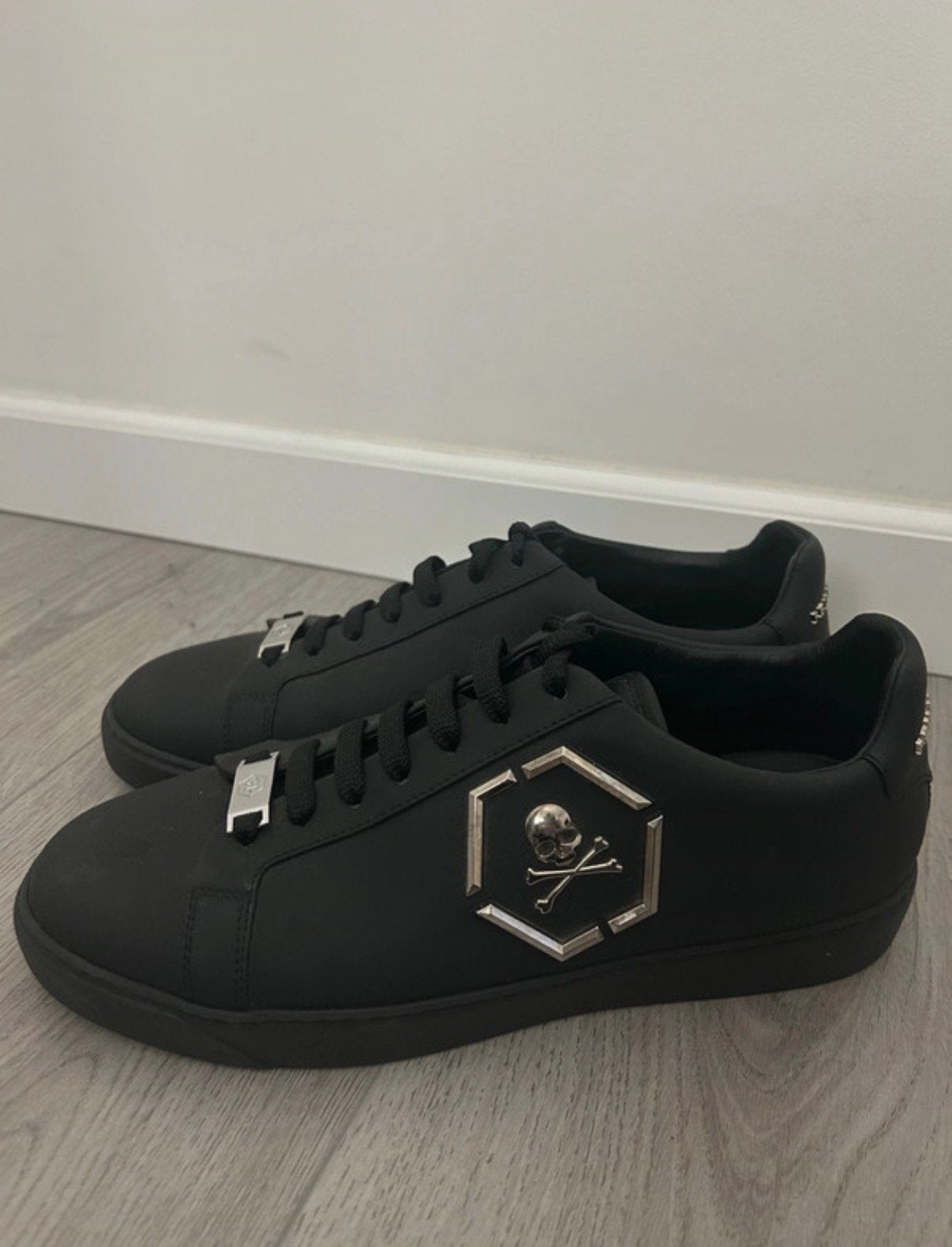 Phillip Plein Sneakers, Ophalen of Verzenden, Zo goed als nieuw, Zwart