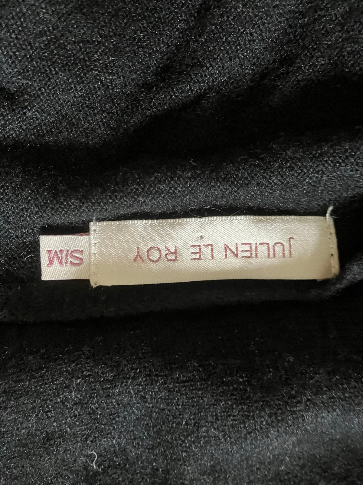 Zwart vest met franjes van Julien Le Roy, maat S/M, Kleding | Dames, Ophalen of Verzenden, Zo goed als nieuw, Maat 36 (S), Zwart