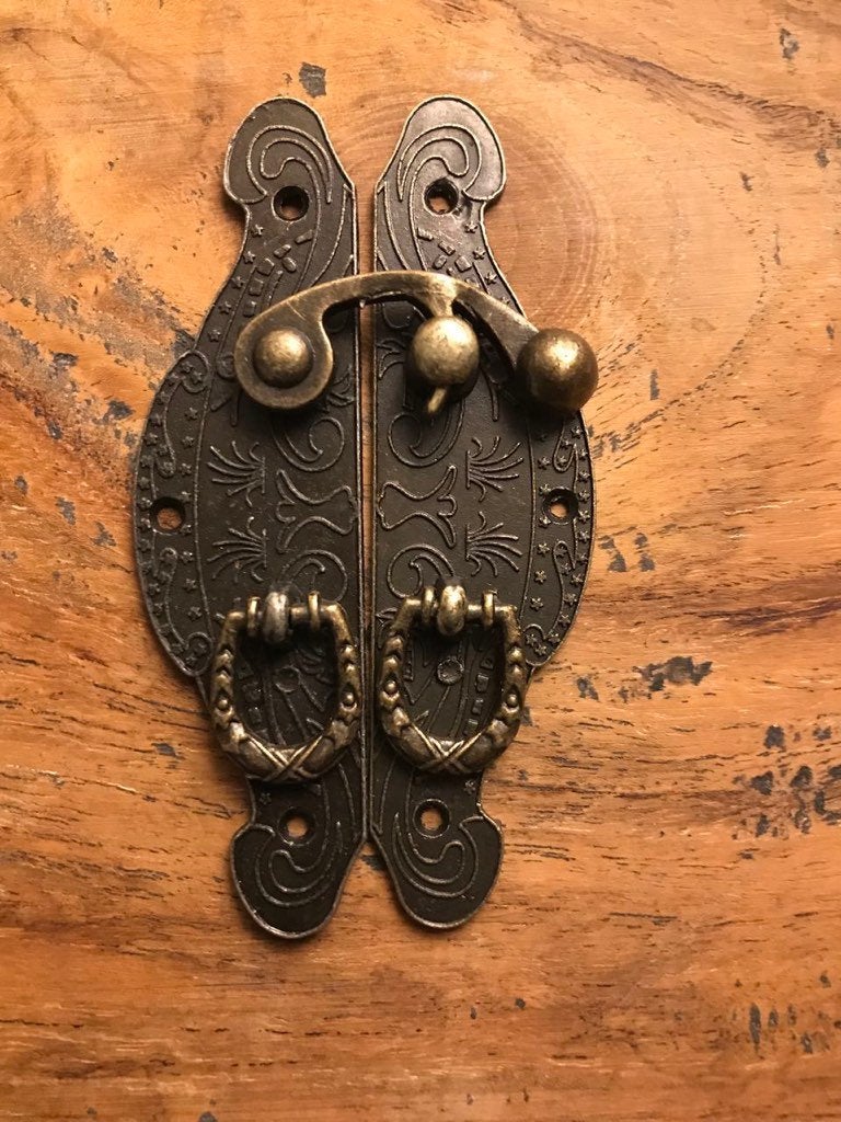 Chinese beslag slot voor oosters chinees kastje china, Verburgt Vintage, Meerkleurig, Nieuw, Ophalen of Verzenden