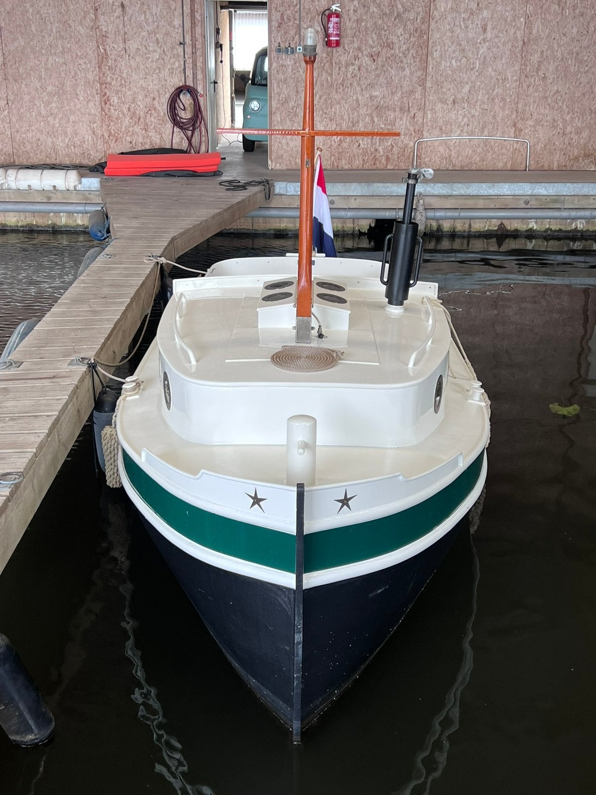 Te koop – Klassieke opduwer, Binnenboordmotor, Diesel, Zo goed als nieuw, Ophalen