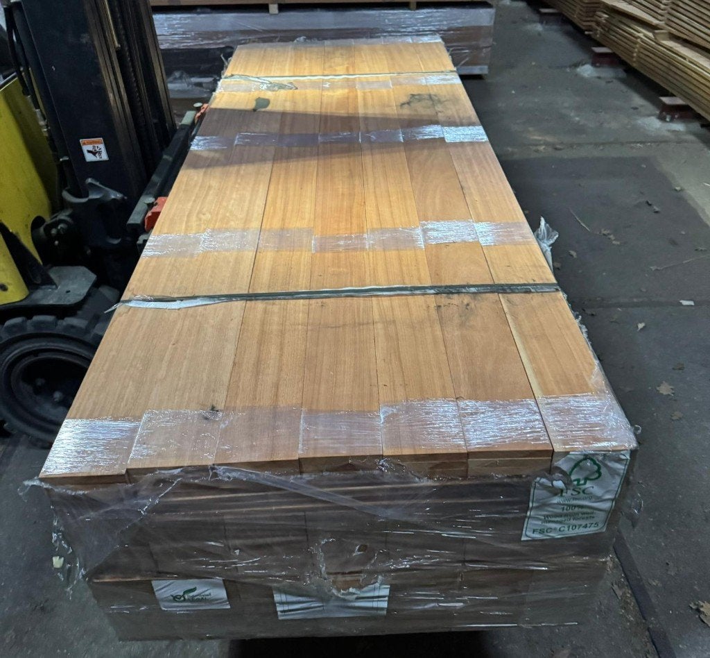 Hardhout meranti geschaafd 19x140, Ophalen, Planken, Nieuw, Hardhout