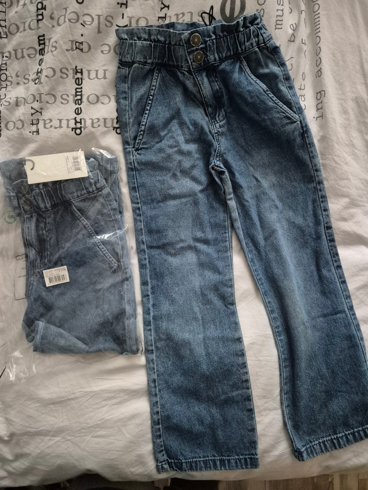 Nieuwe Koko Noko spijkerbroek maat 128/8Y (Nieuw in plastic), Kinderen en Baby's, Kinderkleding | Maat 128, Broek, Meisje, Nieuw