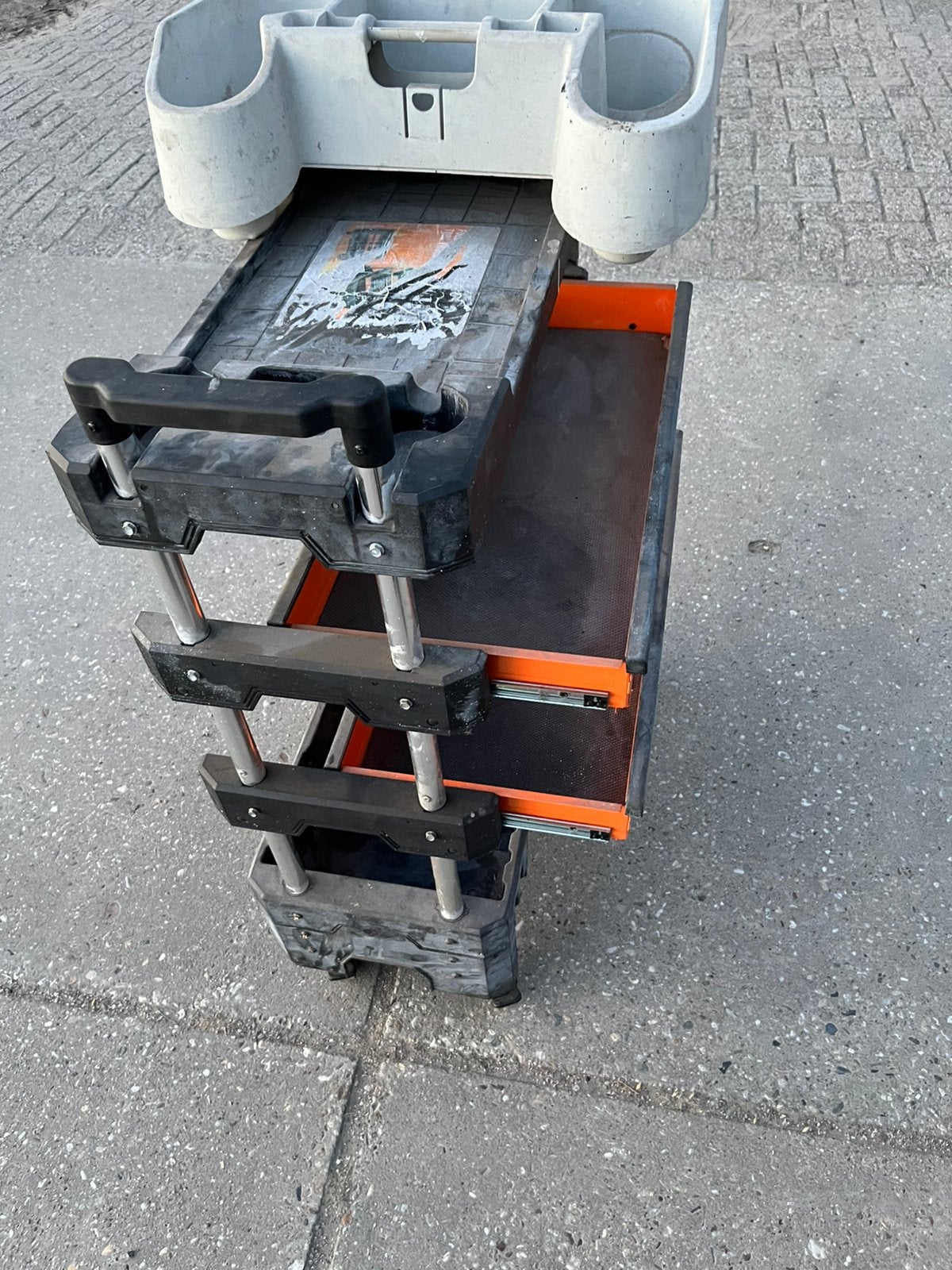 Schoonmaakkar werkplaatskar, Ophalen, Gebruikt