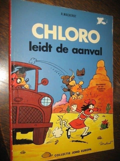 Collectie jong europa 74/Chloro leidt de aanval uitg helmond, Eén stripboek, Ophalen of Verzenden, Gelezen