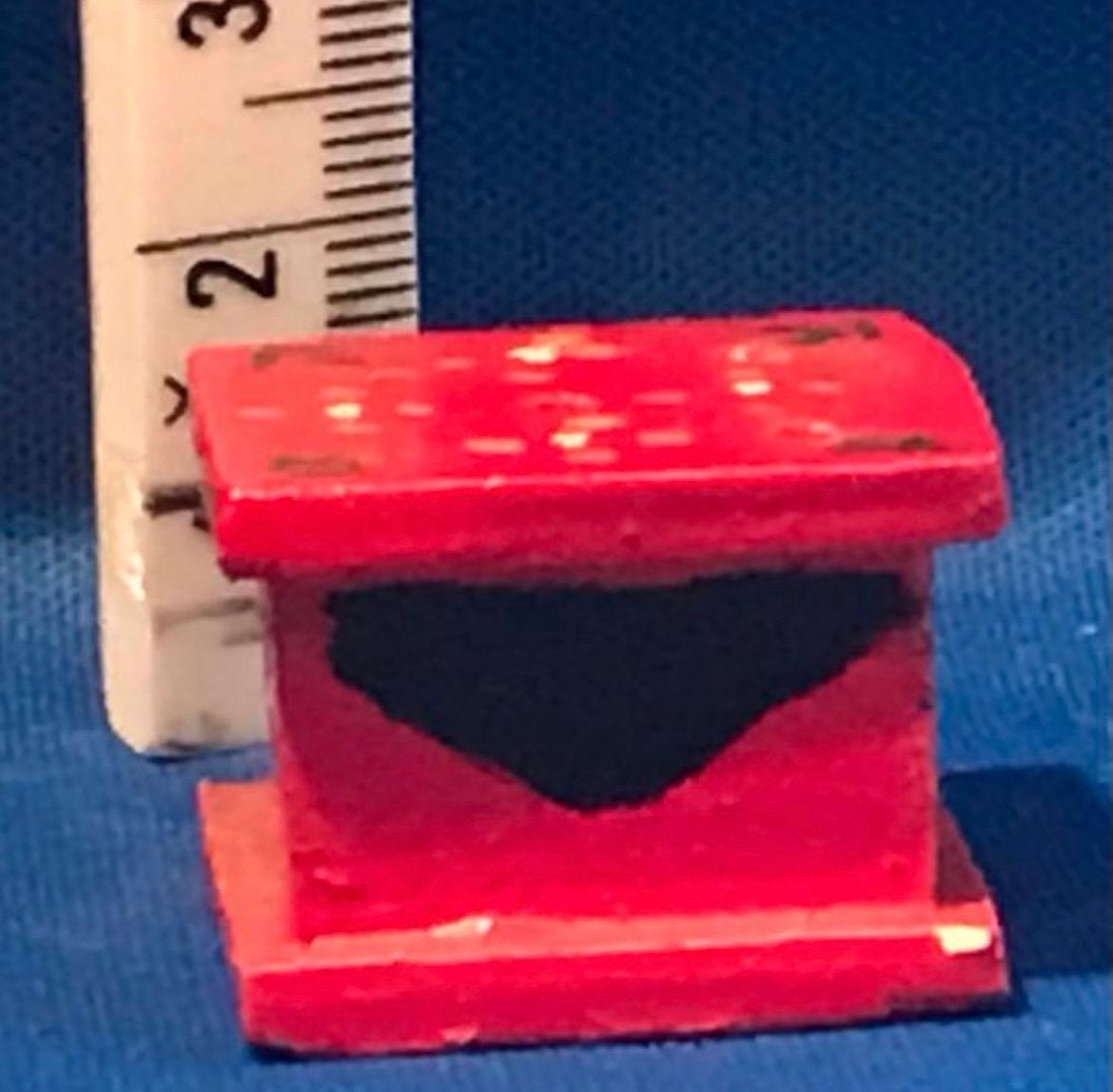 Miniatuur Stoofje voor Poppenhuis, Ophalen of Verzenden, Zo goed als nieuw, Poppenhuis