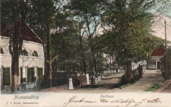 Numansdorp Fortlaan 1904 nr. 178, Ophalen of Verzenden, Voor 1920, Gelopen, Zuid-Holland