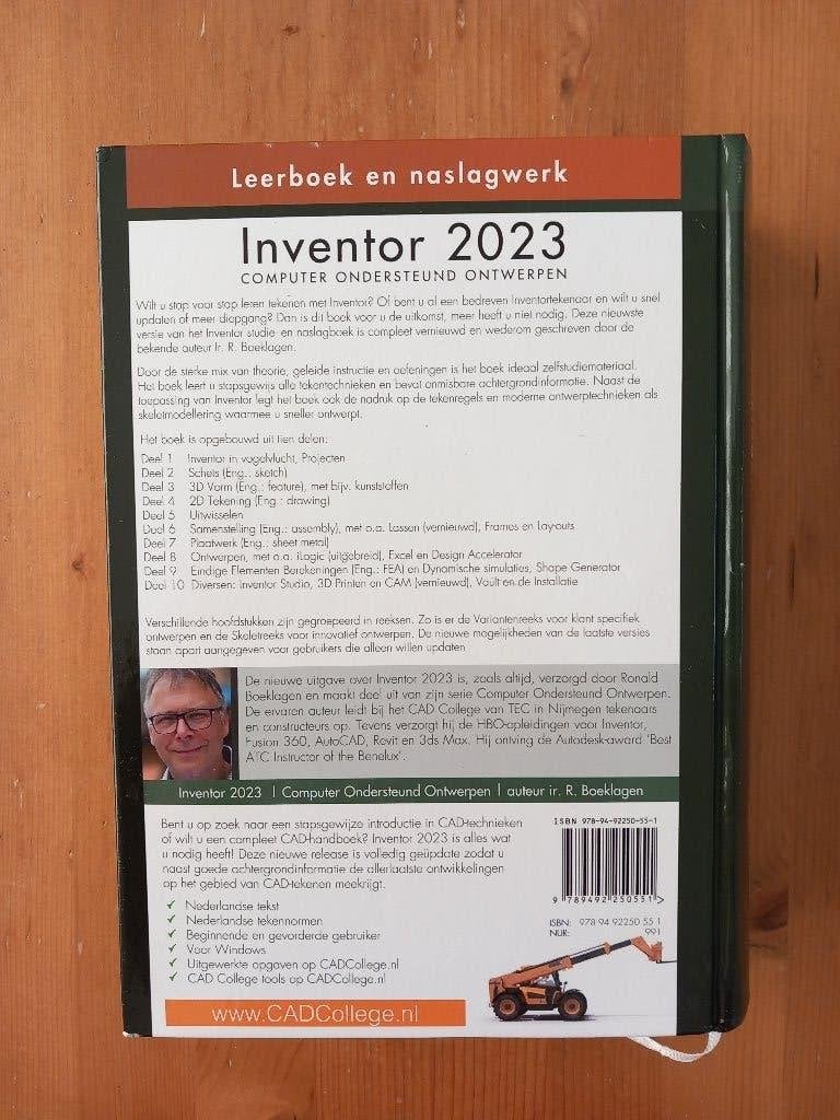INVENTOR 2023, TEC Cad College Ir. R.Boeklagen, Ophalen of Verzenden, Zo goed als nieuw, MBO