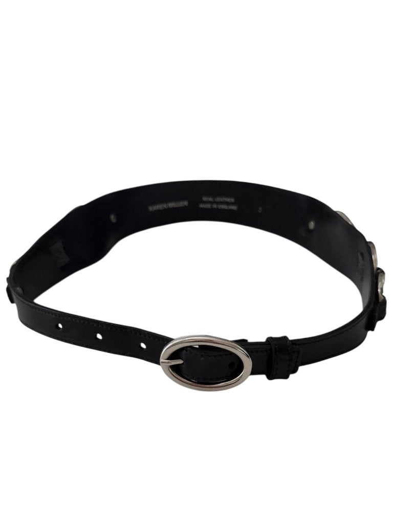 Karen Millen riem 85, Verzenden, Zwart, Zo goed als nieuw, Boven de knie