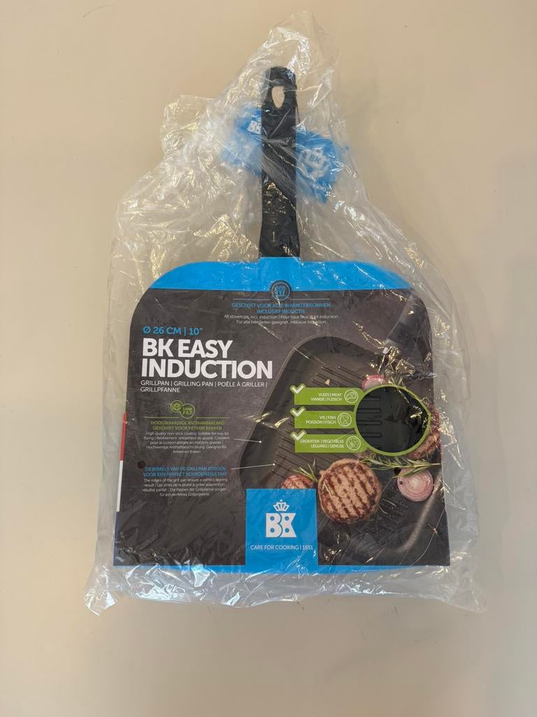 BK easy grillpan 26cm nieuw!, Ophalen of Verzenden, Nieuw, Koekenpan of Braadpan