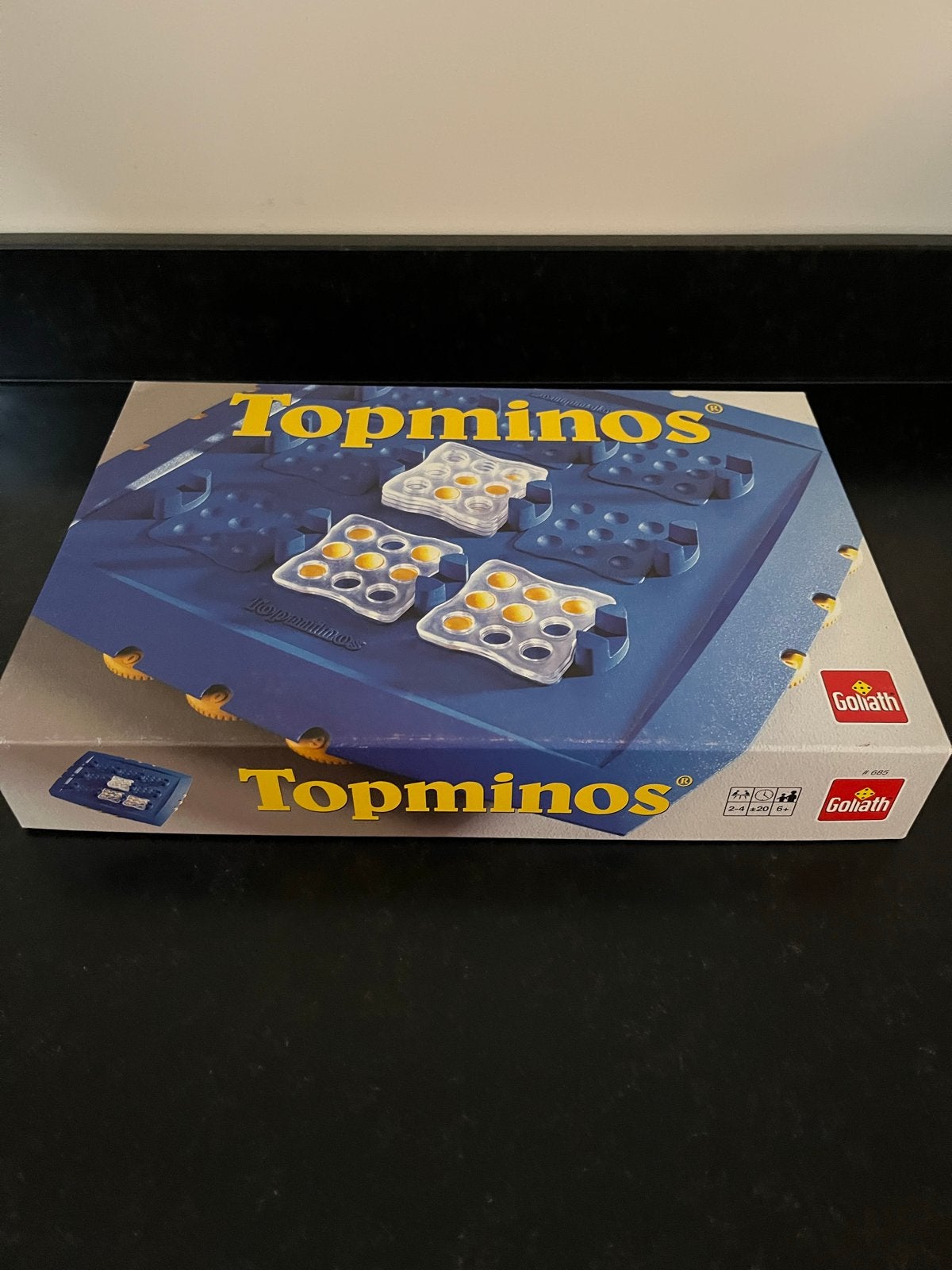 Topminos bordspel van Goliath - Compleet en in goede staat, Een of twee spelers, Ophalen of Verzenden, Zo goed als nieuw