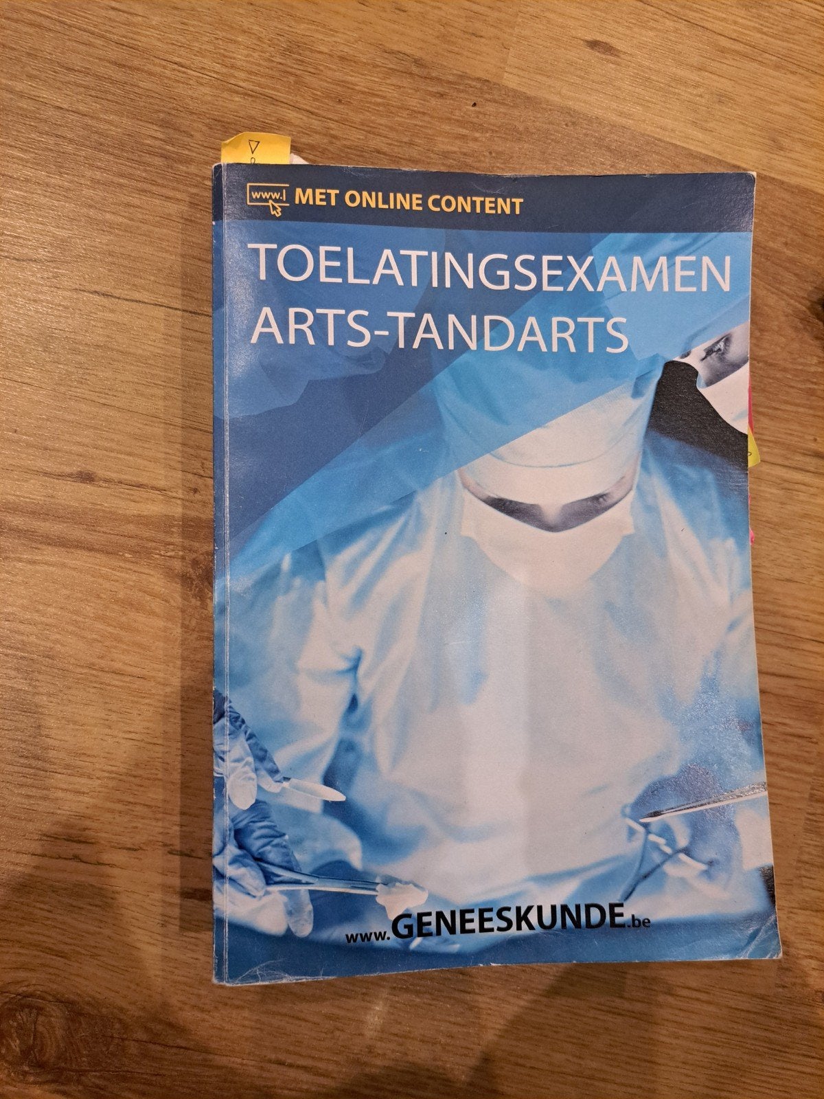 Toelatingsexamen boek Arts - Tandarts, Boeken, Ophalen of Verzenden, Beta, Zo goed als nieuw, WO