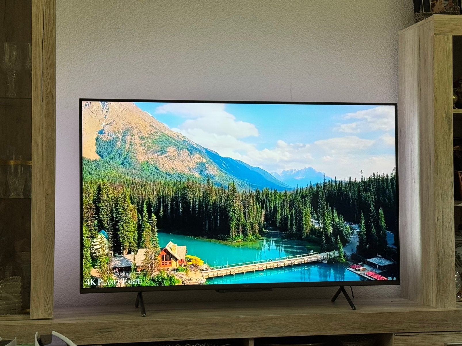 Philips 50" 4K Ambilight Smart TV – Weinig Gebruikt, Ophalen, Philips, LED, 50 Hz