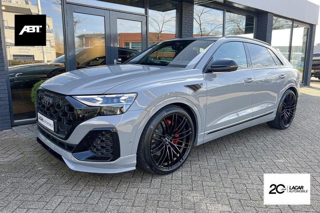 Audi Q8 60 TFSIe ABT Aero I B&O + Onderst. Advanced I 5j gar, Auto's, Audi, Automaat, Gebruikt, Zwart, 2995 cc