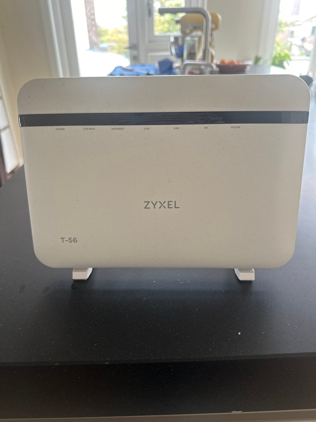 Zyxel T-56 Router met modem - Zo goed als nieuw, Computers en Software, Ophalen of Verzenden, Zo goed als nieuw, Router met modem