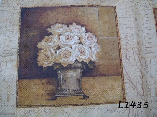 Servetten decoupage/bullet journal * Rozen L1435, Verzenden, Nieuw