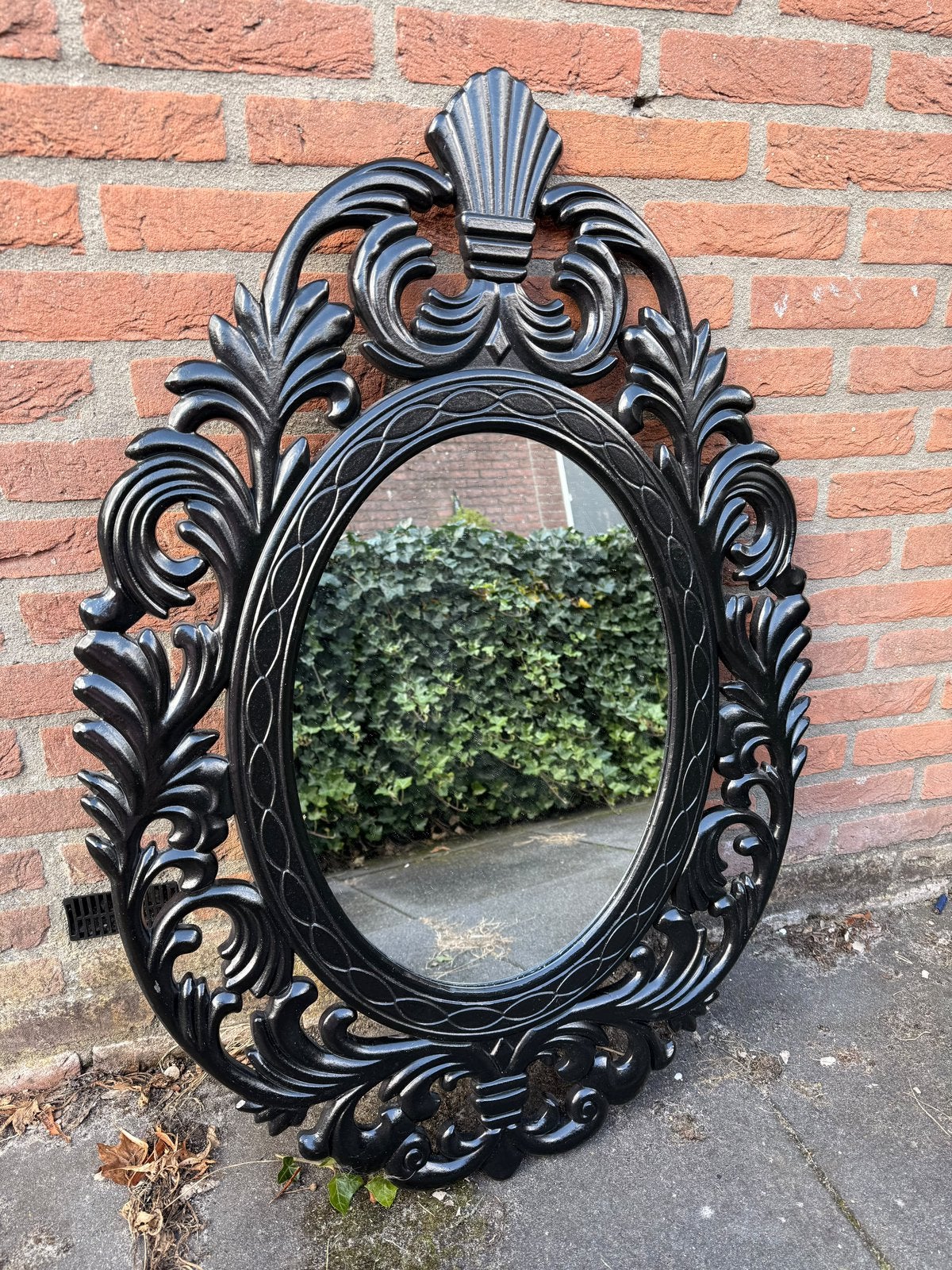 Grote barok spiegel, Huis en Inrichting, Ophalen of Verzenden, Zo goed als nieuw, Rechthoekig, Minder dan 100 cm
