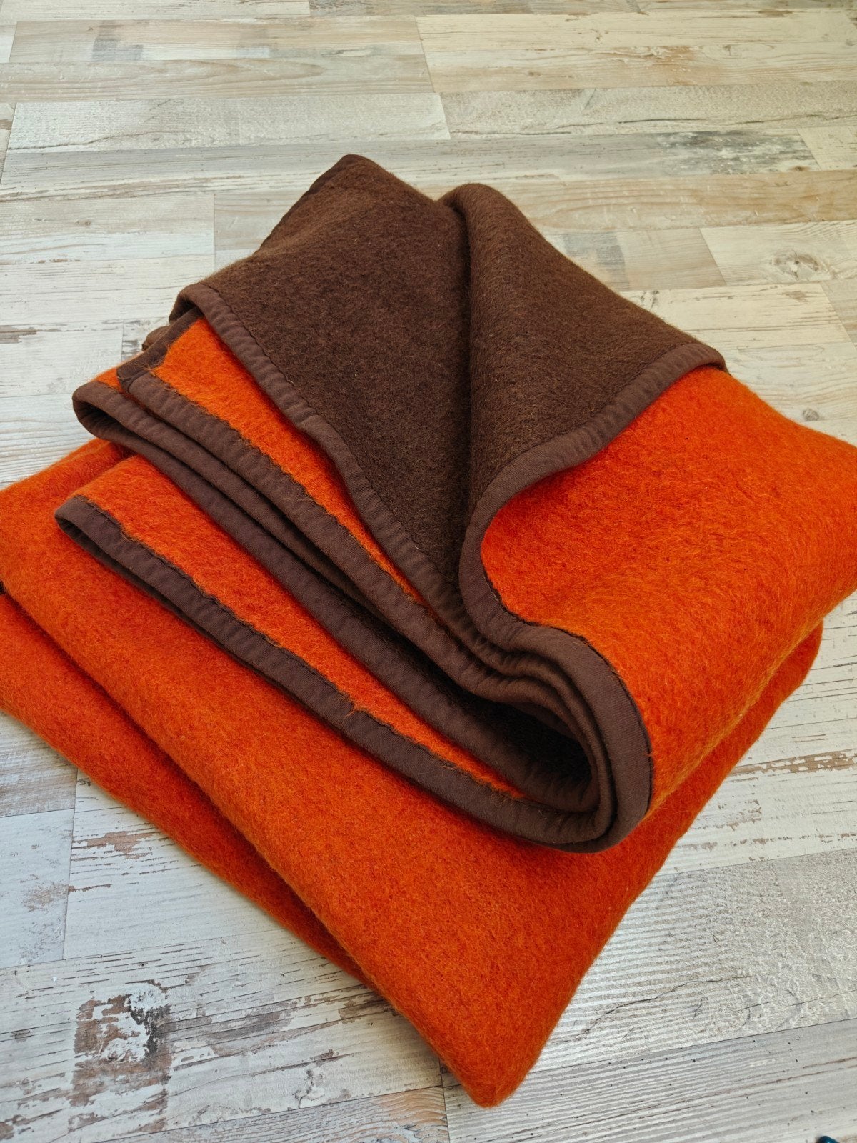 Vintage hema deken wol / katoen, Huis en Inrichting, Ophalen of Verzenden, Gebruikt