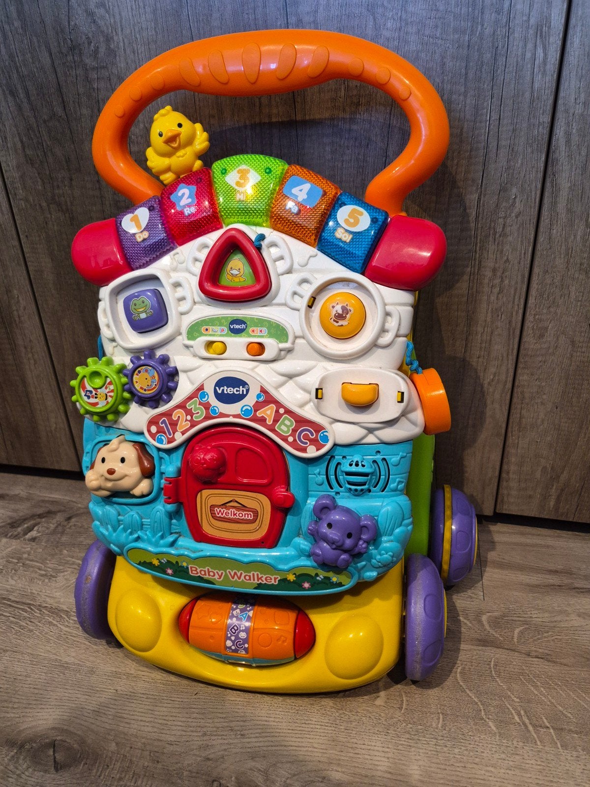 VTech Baby Walker / Loopwagentje met afneembaar speelbord, Ophalen, Gebruikt, Overige typen, Met licht