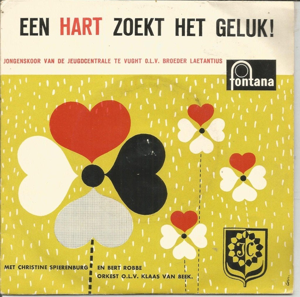 JongenskoorJeugdcentrale Vught – Een Hart Zoekt Het Geluk, 7 inch, Zo goed als nieuw, EP, Fotohoes
