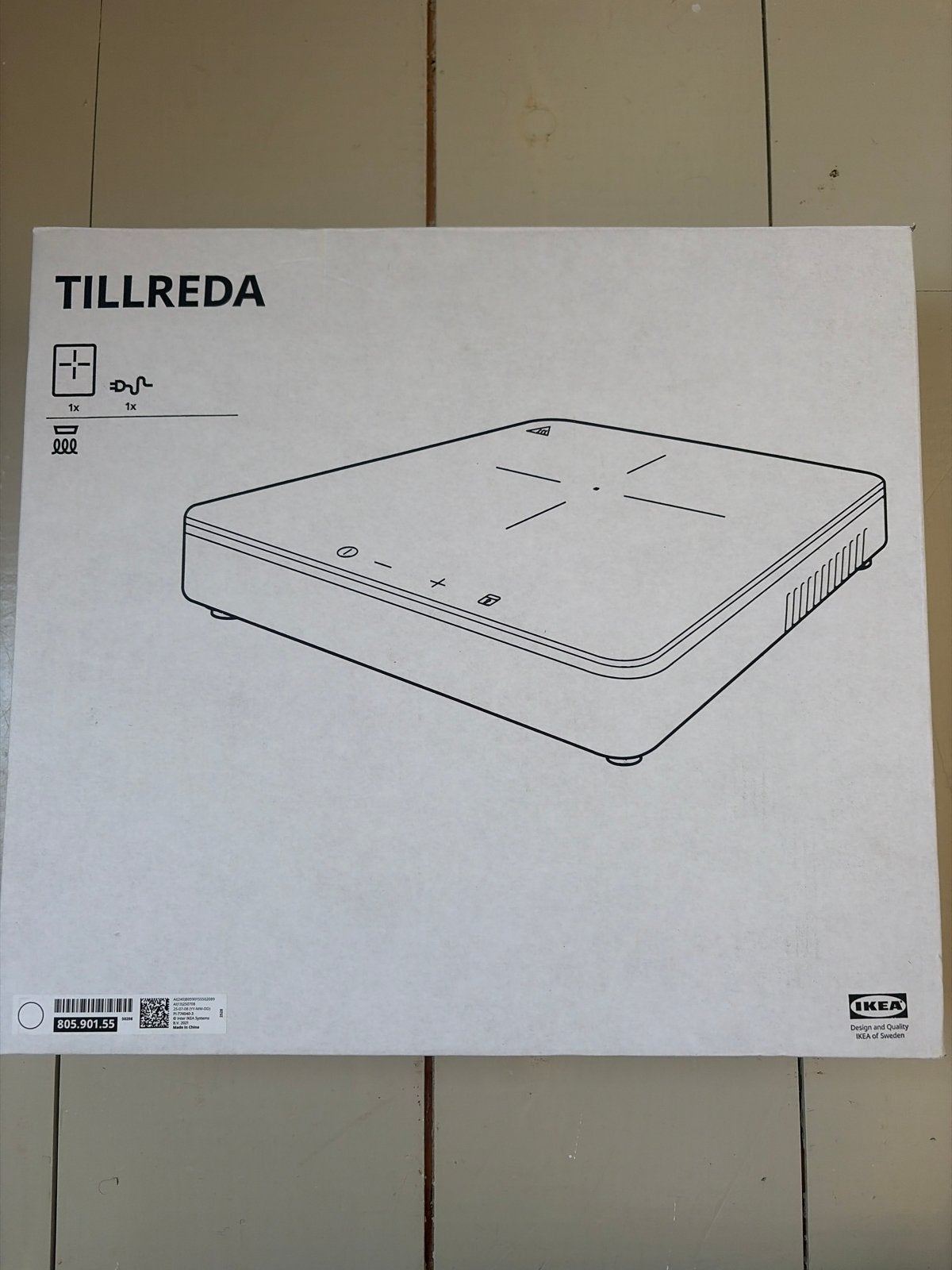 IKEA TILLREDA Inductie Kookplaat, Witgoed en Apparatuur, Kookplaten, Ophalen, 3 kookzones of minder, Zo goed als nieuw, Inductie