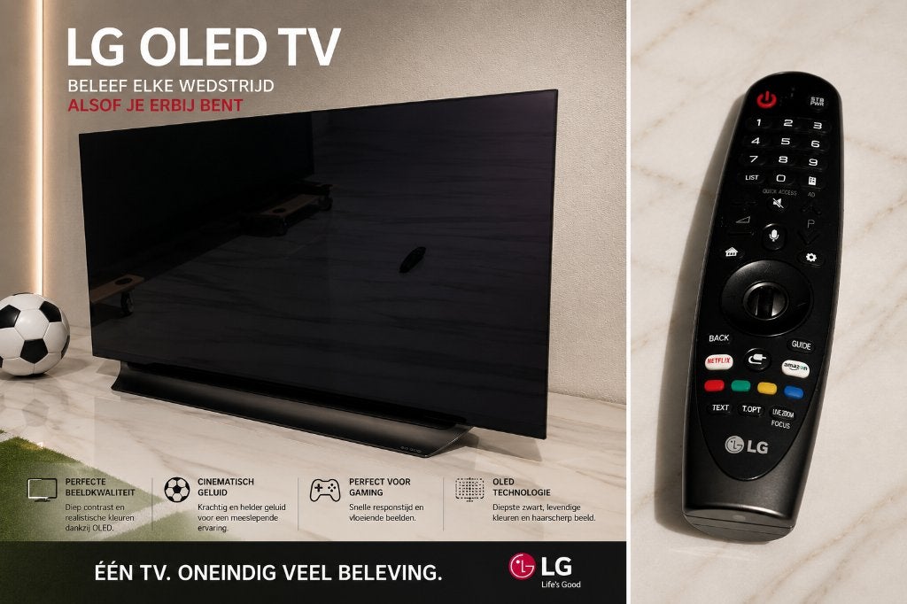 LG OLED 55C8PLA – 55” 4K UHD OLED TV - 100 Herz, Ophalen, Gebruikt, OLED, 100 Hz