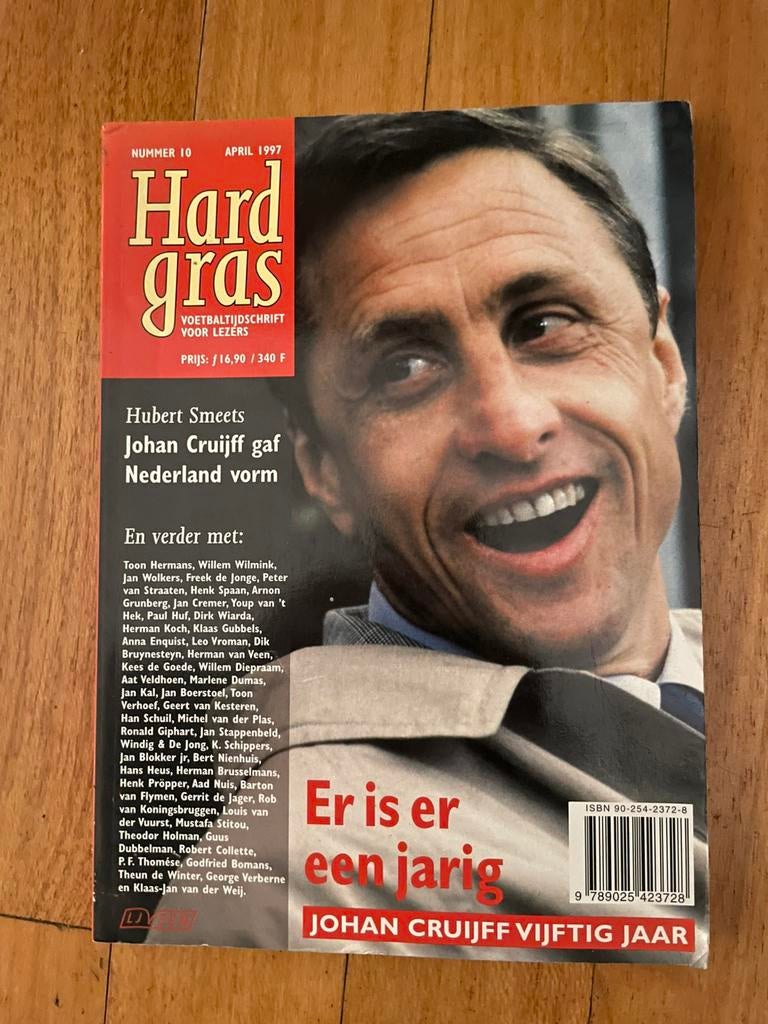 Hard gras johan cruijff 50 jaar, Verzenden, 1980 tot heden, Tijdschrift