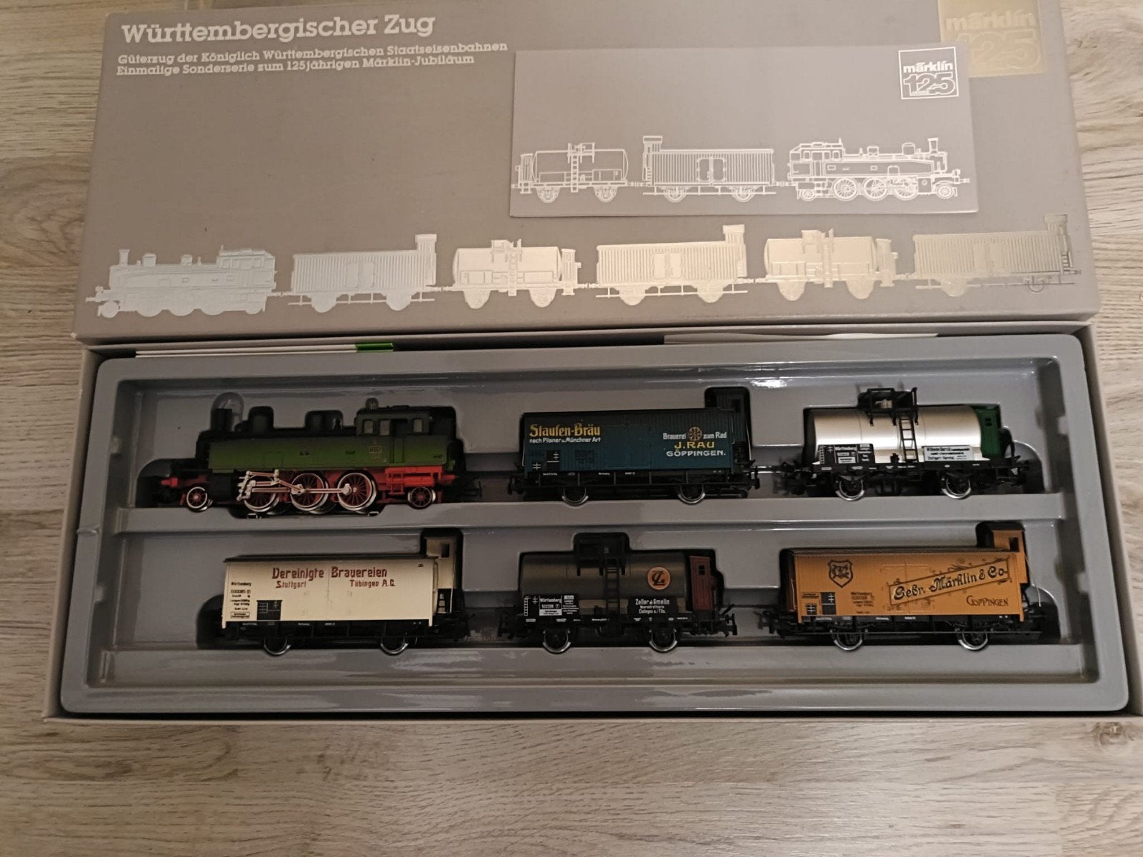 Märklin 125 jaar jubileumset  ho, Wisselstroom, Treinset, Ophalen of Verzenden, Zo goed als nieuw