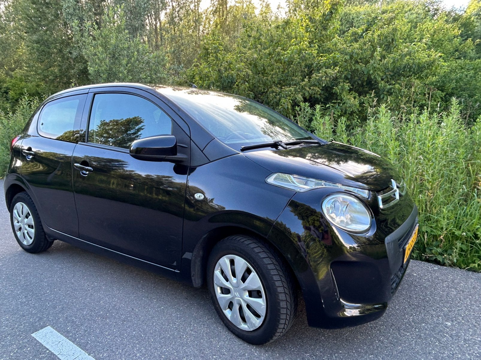 Citroën C1 1.0 VTI 68 ETG 5-DRS 2018 Zwart, Stof, Zwart, 4 stoelen, C1